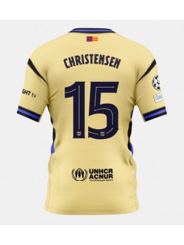 Barcelona Andreas Christensen #15 Replika Borta Kläder 2025-26 Kortärmad